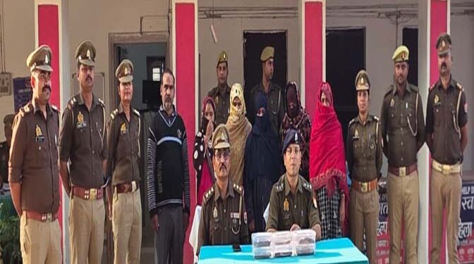 रूदौली सट्टी बाजार में चोरी करनें वाले गिरोह का हुआ खुलासा, 6 अभियुक्त गिरफ्तार