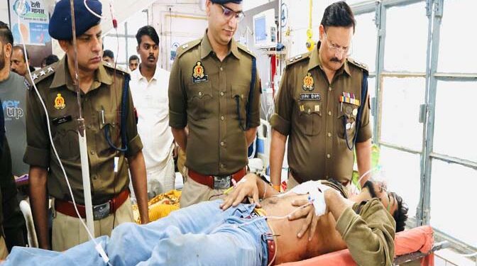 शाहजहांपुर में खाद्य सचिव से हुई लूट खुलासा; मुठभेड़ में एक बदमाश घायल