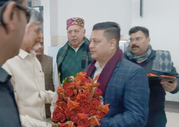 आंध प्रदेश के मुख्यमंत्री चंद्रबाबू नायडू राम मंदिर दर्शन के लिए अयोध्या पहुंचे