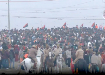 प्रयागराज में माघ मेला-2026 का शुभारंभ, स्नान पर्व में उमड़ा श्रद्धालुओं का सैलाब