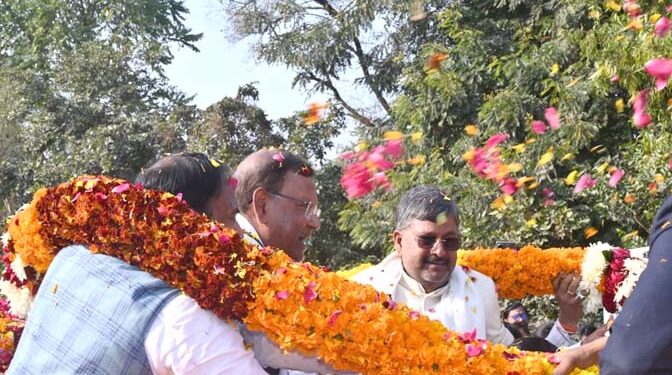 प्रदेश अध्यक्ष पंकज चौधरी का पहला अयोध्या आगमन, रुदौली में हुआ ऐतिहासिक और भव्य स्वागत