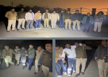 नोएडा में पुलिस मुठभेड़ के दौरान तीन शातिर बदमाश गिरफ्तार, दो के पैर में लगी गोली