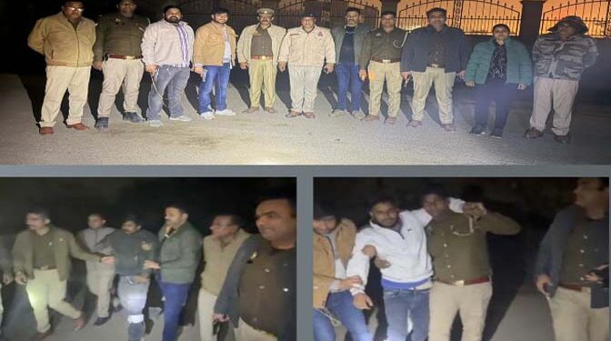 नोएडा में पुलिस मुठभेड़ के दौरान तीन शातिर बदमाश गिरफ्तार, दो के पैर में लगी गोली