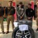 रुदौली में थार रॉक्स के चोरी हुए चार पहियों के साथ दो शातिर चोर गिरफ्तार