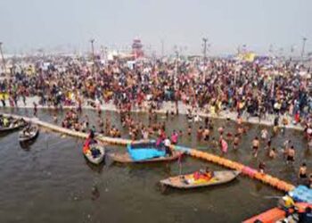 प्रयागराज में मकर संक्रांति पर 36 लाख लोगों ने गंगा और संगम में लगाई डुबकी