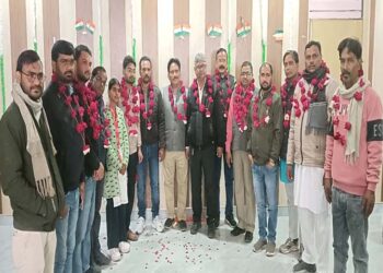 नेशनल यूनियन ऑफ जनरलिस्ट, रुदौली इकाई की वार्षिक बैठक में  अब्दुल जब्बार पुनः निर्विरोध अध्यक्ष व विकास वीर यादव महामंत्री निर्वाचित