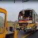 Purvanchal Expressway Accident: ड्राइवर की झपकी; 5 लोगों की जान; सड़क पर पलटी तेज रफ्तार स्लीपर बस