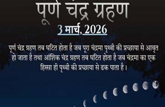 पूर्ण चंद्र ग्रहण: 3 मार्च, 2026; मुख्य समय