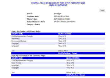 CTET Result 2026 जारी, ctet.nic.in पर ऐसे करें चेक