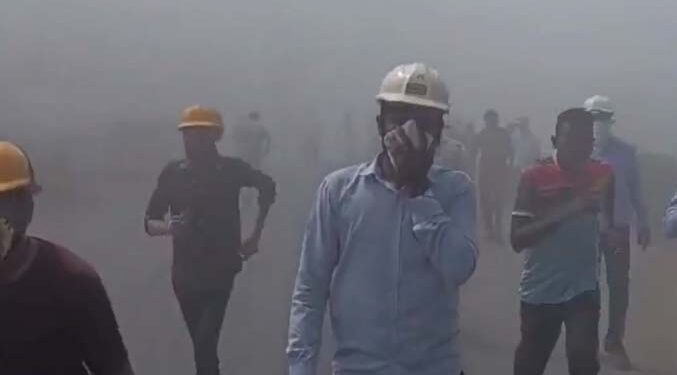 महाराष्ट्र के पालघर जिले में केमिकल यूनिट से ओलियम गैस लीक