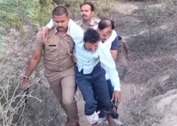 प्रयागराज अस्पताल से फरार दुष्कर्म का आरोपी मुठभेड़ के बाद गिरफ्तार