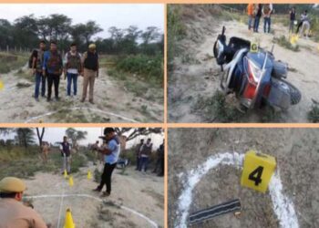 बुलंदशहर में तिहरे हत्याकांड का मुख्य आरोपी जीतू सैनी पुलिस मुठभेड़ में ढेर