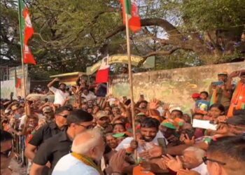 तमिलनाडु में राजग उम्मीदवारों के समर्थन में मोदी का रोड शो; चुनाव में द्रमुक की हार तय