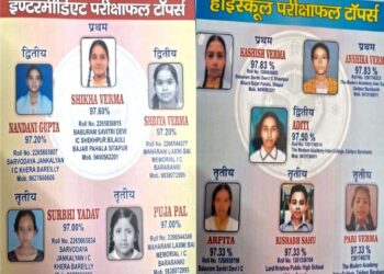 यूपी बोर्ड परीक्षा रिजल्ट जारी; इंटरमीडिएट में सीतापुर की शिखा वर्मा हाईस्कूल में कशिश वर्मा और अनशिका वर्मा ने संयुक्त रूप से किया टॉप