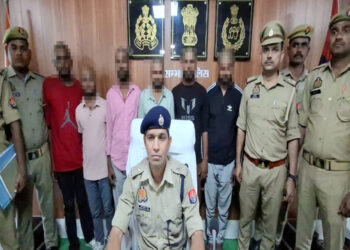 संभल में कथित रंगदारी वसूलने वाले ‘बाबा गैंग’ के छह आरोपी गिरफ्तार