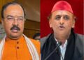 अखिलेश यादव और उत्तर प्रदेश के दोनों उपमुख्यमंत्री के बीच सोशल मीडिया पर हुई जुबानी जंग