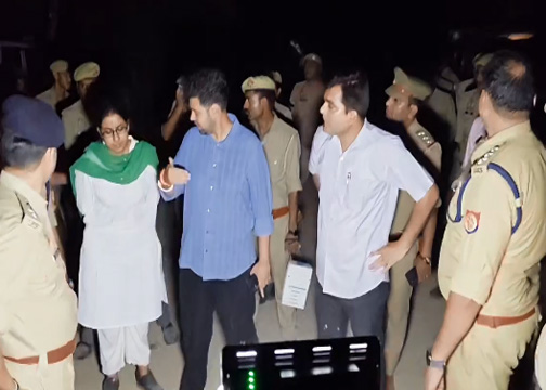 हरदोई में बुद्ध प्रतिमा स्थापित करने पर बवाल, पुलिस-राजस्व टीम पर पथराव