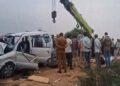 जालौन: तेज रफ्तार एसयूवी खड़े ट्रक से टकराई, छह लोगों की मौत