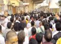 अयोध्या में राम मंदिर में उमड़ी श्रद्धालुओं की भीड़