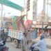 अयोध्या: रेलवे स्टेशन रोड पर चला अतिक्रमण हटाओ अभियान, 10 ठेलों का चालान