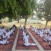 रुदौली के डाक बंगला परिसर में सामूहिक योगाभ्यास; जुटे जनप्रतिनिधि व विधायक