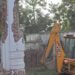 मुरादाबाद: ग्राम समाज की जमीन पर बनी मस्जिद अतिक्रमण हटाओ अभियान के तहत ढहाई गई