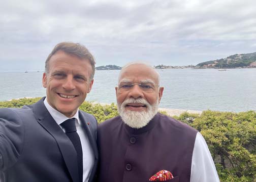 Modi and Macron in France ने भारत इनोवेट्स 2026 कार्यक्रम का संयुक्त रूप से किया उद्घाटन, हुई स्टार्टअप और नवोन्मेषकों से बातचीत