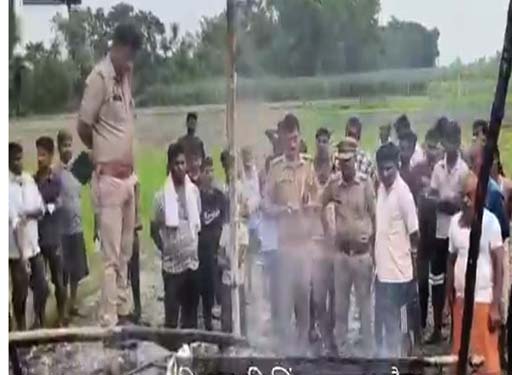 रुदौली में संदिग्ध परिस्थितियों में खेत में बनी मचान में लगी आग, 65 वर्षीय किसान की मौत