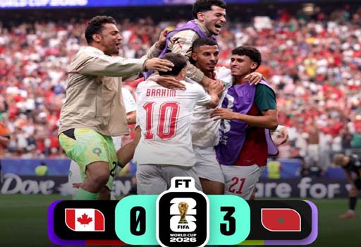 Morocco ने फीफा विश्व कप के सह-मेजबान Canada को 3-0 से मात देकर क्वार्टर फाइनल में पहुंचा