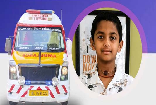 केरल में एम्बुलेंस की टक्कर से ब्रेन डेड हो चुके लड़के के अंगों से छह लोगों को मिला नया जीवन