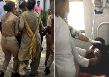 गोरखपुर: प्रेमी को जेल भेजवाया, फिर छुड़ाने थाने पहुँची युवती; मना करने पर पी लिया फिनाइल