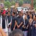 राहुल-अखिलेश को हिरासत में लेने के खिलाफ प्रदेश के कई जिलों में सपा व कांग्रेस का प्रदर्शन जारी