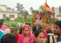 मेरठ में जगन्नाथ रथयात्रा के दौरान हाईटेंशन लाइन की चपेट में आया रथ, एक श्रद्धालु की मौत, नौ झुलसे