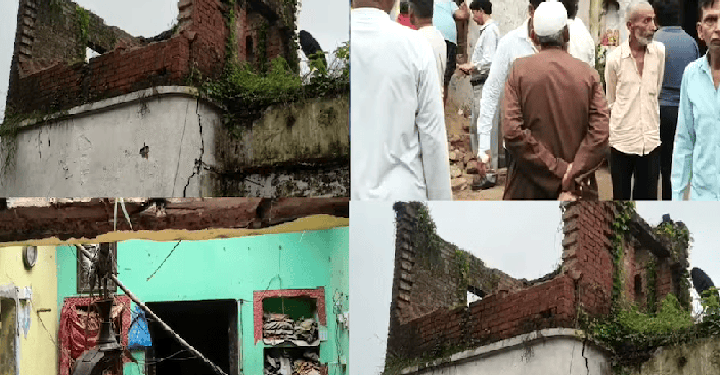 प्रतापगढ़ में बारिश के दौरान जर्जर मकान ढहने से एक ही परिवार के छह सदस्यों की मौत